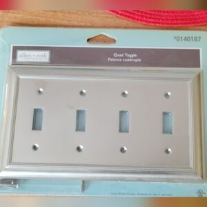 Allen and Roth 4 switch light cover plate
